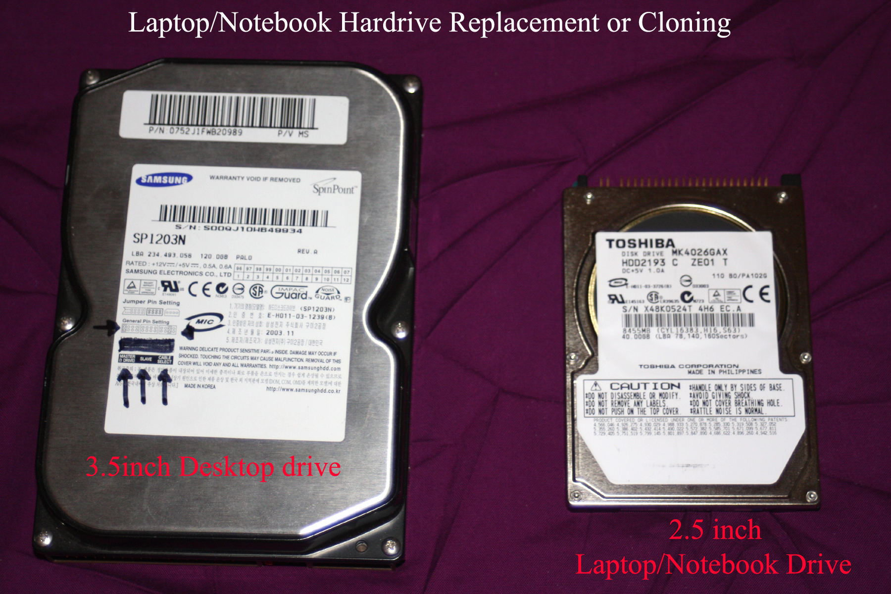 How do you clone a hard drive to install on another hard drive?